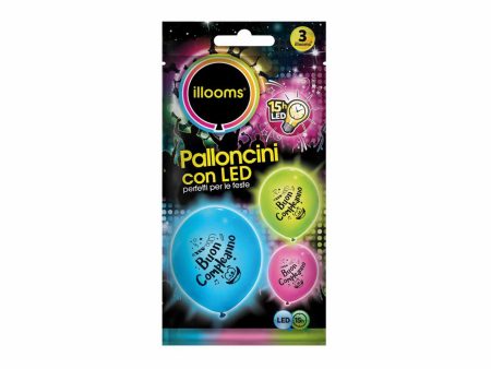 Pallone led buon compleanno ill006 Cheap